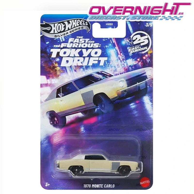 Hot Wheels Silver Series 1970 Monte Carlo - Tokyo Drift - JKX07