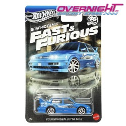 Hot Wheels Silver Series Volkswagen Jetta MK3 - Graphic Remix - Fast & Furious - JBY46