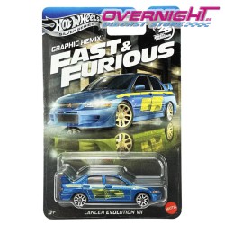 Hot Wheels Silver Series Lancer Evolution VII - Graphic Remix - Fast & Furious - JBY47