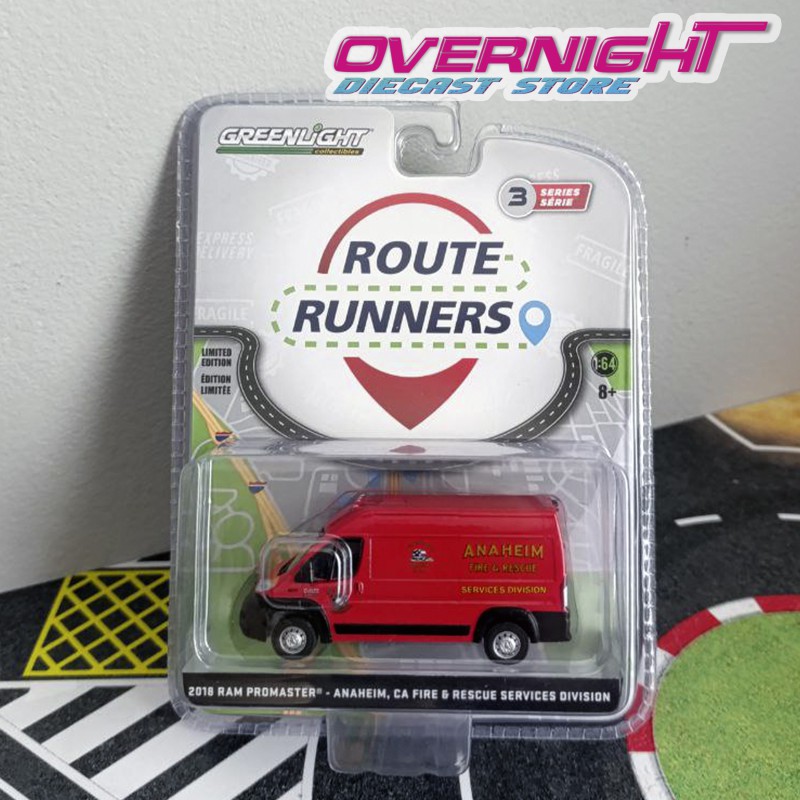 Ram Promaster 2500 Cargo High Roof – Bomberos California – Greenlight 1/64