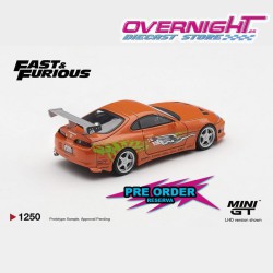 - PREORDER - Mini GT Toyota Supra BOMEX The fast and the Furious - Brian O'Conner - Escala 1/64 en blister MGT01250-BL
