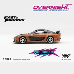 - PREORDER - Mini GT Mazda RX-7 Veilside Fortune The fast and the Furious Tokyo Drift - Han Seoul-Oh - Escala 1/64 MGT01251-BL