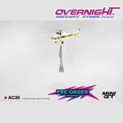 - PREORDER - Mini GT Sikorsky S58t Helicopter - Escala 1/64 MGTAC38