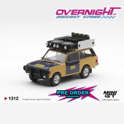 - PREORDER - Mini GT Land Rover Range Rover Camel Trophy Sumatra H.Fischer & W.Bays Sumatra 1981 - Escala 1/64 MGT01312-L