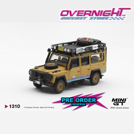 - PREORDER - Mini GT Land Rover Defender 110 Camel Trophy Team Romania Tierra Del Fuego Ct36 1998 - Escala 1/64 MGT01310-R