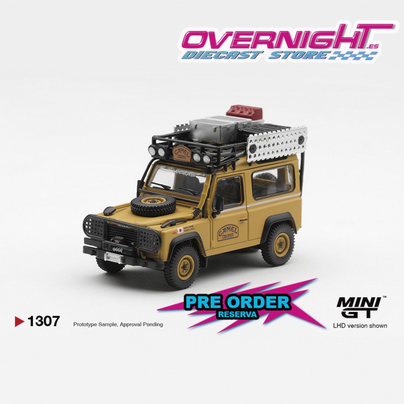 - PREORDER - Mini GT Land Rover Defender 90 Camel Trophy Team Japan Camel Trophy Borneo 1985 - Escala 1/64 MGT01307-L