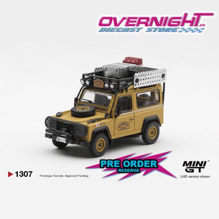 - PREORDER - Mini GT Land Rover Defender 90 Camel Trophy Team Japan Camel Trophy Borneo 1985 - Escala 1/64 MGT01307-L