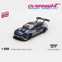 Mini GT Ford Mustang Gt3 n64 Ford Multimatic Motorsports Daytona 24 Hrs 2024 Escala 1/64 MGT00898-L