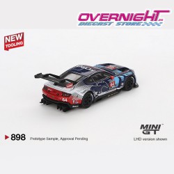 Mini GT Ford Mustang Gt3 n64 Ford Multimatic Motorsports Daytona 24 Hrs 2024 Escala 1/64 MGT00898-L