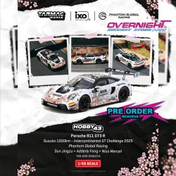 - PREORDER - Tarmac Works Porsche 991 (992) Gt3 R Sun Jingzu Suzuka 1000km 2025 - Escala 1/43 T43-030-25SUZ13