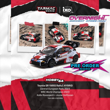 - PREORDER - Tarmac Works Toyota Gr Yaris Rally1 Hybrid Kalle Rovanpera C European Rally 2023 - Escala 1/64 T64-085-23CER69