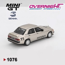 Mini GT Mercedes-Benz 190 E 2.3-16 N11 1984 Nürburgring Race of Champions w/ Figure Ayrton Senna Escala 1/64 MGT01076-L