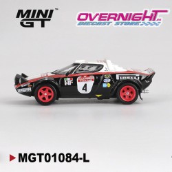 Mini GT Lancia Stratos Hf n4 Rally Sanremo Winner 1978 Escala 1/64 MGT01084-L