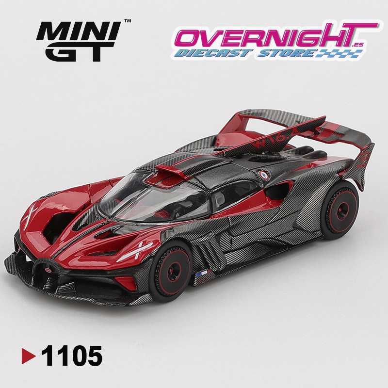 Mini GT Bugatti Bolide Red Ultimate 2026 Escala 1/64 MGT01105-L