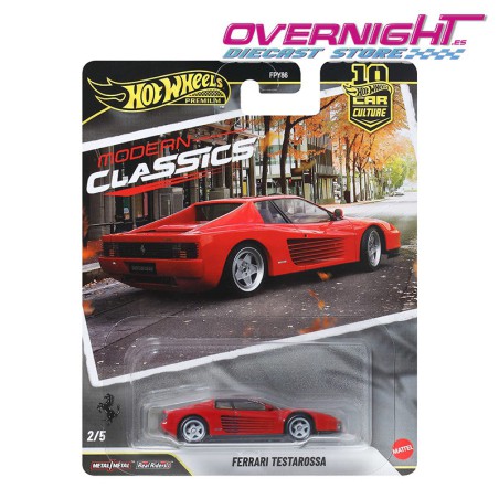 Hot Wheels Premium Ferrari Testarossa - Modern Classics - JKF00