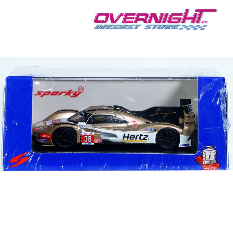 Spark Porsche 963 N38 Team Hertz Jota 24h Le Mans 24 Button Escala 1/64 Y400