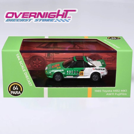 Para64 1985 Toyota MR2 MK1 Fujifilm Escala 1/64 PA-55366
