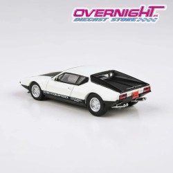 Para64 1972 De Tomaso Pantera blanco y negro Escala 1/64 PA-55646