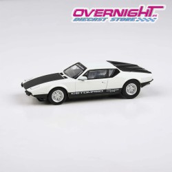 Para64 1972 De Tomaso Pantera blanco y negro Escala 1/64 PA-55646