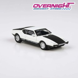 Para64 1972 De Tomaso Pantera blanco y negro Escala 1/64 PA-55646