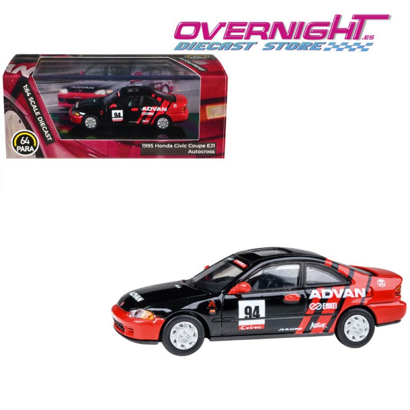 Para64 1995 Honda Civic Coupe EJ1 Advan Autocross Escala 1/64 PA-55767