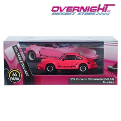 Para64 1974 Porsche 911 Carrera RSR 3.0 Fuschia Escala 1/64 PA-55799