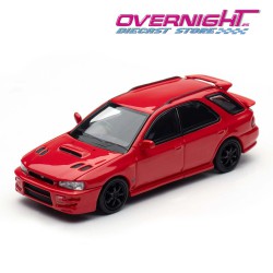 Motorhelix Subaru Impreza WRX SW Station Wagon rojo Escala 1/64 M67106