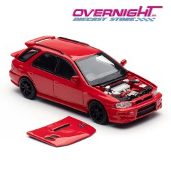 Motorhelix Subaru Impreza WRX SW Station Wagon rojo Escala 1/64 M67106