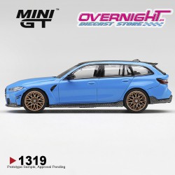 - PREORDER - Mini GT BMW M3 M Performance Touring Riviera Blue 2025 - Escala 1/64 MGT01319-L