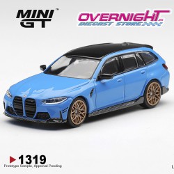 - PREORDER - Mini GT BMW M3 M Performance Touring Riviera Blue 2025 - Escala 1/64 MGT01319-L