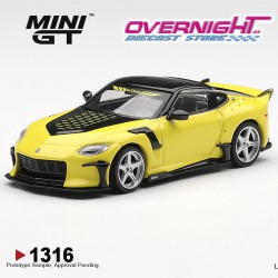 - PREORDER - Mini GT Nissan FFZ400 Veilside Ikazuchi Yellow 2025 - Escala 1/64 MGT01316-L