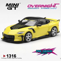 - PREORDER - Mini GT Nissan FFZ400 Veilside Ikazuchi Yellow 2025 - Escala 1/64 MGT01316-L