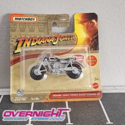 Matchbox Indiana Jones Themed Ducati Scrambler HVN38-LA10