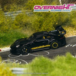- PREORDER - Tarmac Works Porsche GT3RS 992-1 negro y amarillo 2026 - Escala 1/64 T64MC-023-BR