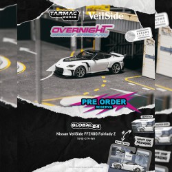 - PREORDER - Tarmac Works Nissan FFZ400 Veilside Fairlady Z Blanco 2025  - Escala 1/64 T64G-074-WH