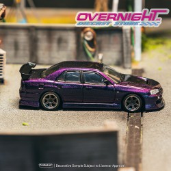 - PREORDER - Tarmac Works Nissan Skyline GTR (ER34) Uras Midnight Purple 2025 - Escala 1/64 T64G-088-MP