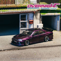 - PREORDER - Tarmac Works Nissan Skyline GTR (ER34) Uras Midnight Purple 2025 - Escala 1/64 T64G-088-MP
