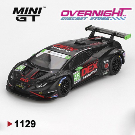 Mini GT Lamborghini Huracan Gt3 Evo 2 N45 Dex Imaging Daytona 24 Hrs 2024 Escala 1/64 MGT01129-L