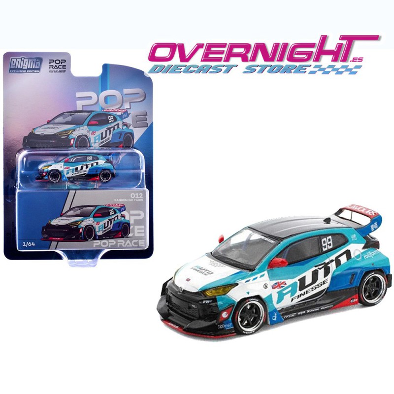 Pop Race Enigma Pandem Gr Yaris Auto Finesse Escala 1/64 PRE012