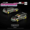 Pop Race Pandem Civic Eg6 Sharkmouth verde-amarillo Ide (Indonesia Diecast Expo) XII Event Escala 1/64 PR640383
