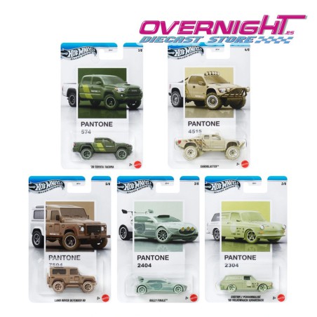 Hot Wheels Silver Series PANTONE B - pack de 5 coches Escala 1/64 JKY47-979B-5