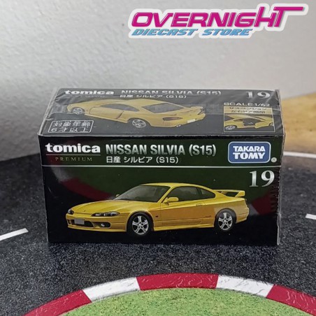 Nissan Silvia S15 - amarillo - Tomica Premium