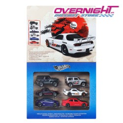 Hot Wheels Silver Series Street of Japan multipack de 6 en caja deluxe JLB23