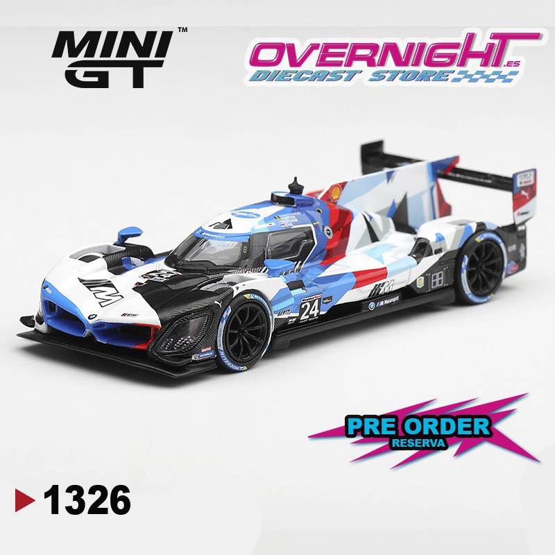- PREORDER - Mini GT BMW M Hybrid V8 GTP n24 BMW M Team Rll Daytona 24 Hrs 2024 - Escala 1/64 MGT01326-L