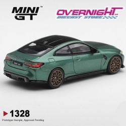 - PREORDER - Mini GT BMW M4 (G82) CS Frozen Isle of Man Green Metallic 2024 - Escala 1/64 MGT01328-L