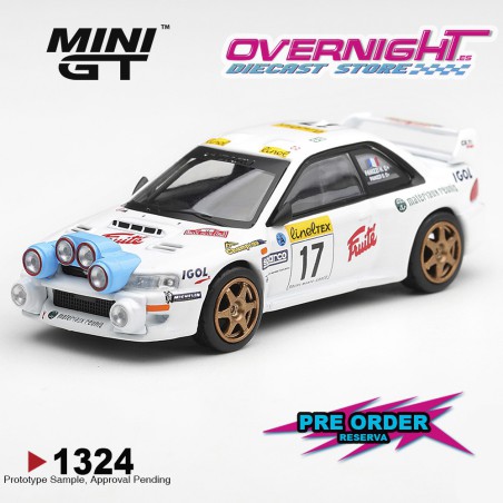 - PREORDER - Mini GT Subaru Impreza WRC98 n17 Rally Monte-Carlo 1999- Escala 1/64 MGT01324-L