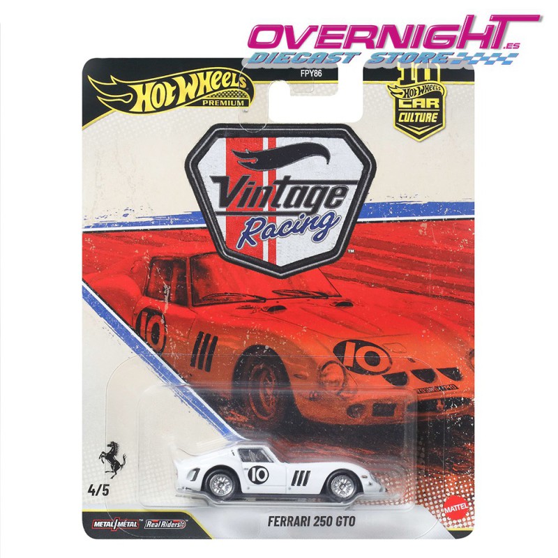 Hot Wheels Premium Ferrari 250 GTO - Vintage Racing - JKF25