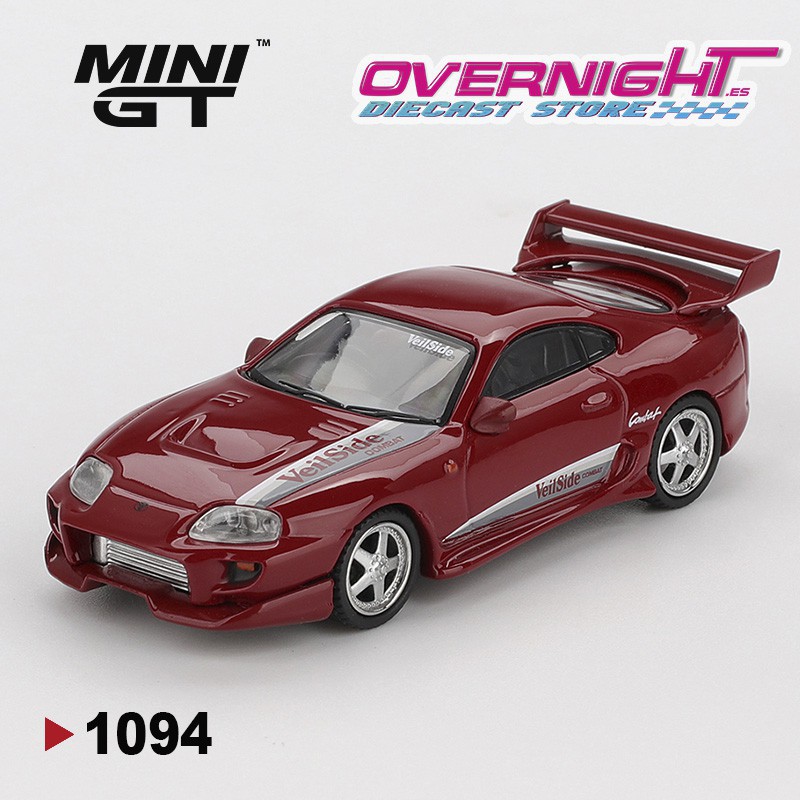Mini GT Toyota Supra Mk4 (A80) Veilside Combat V-I Red 1994 Escala 1/64 MGT01094-L
