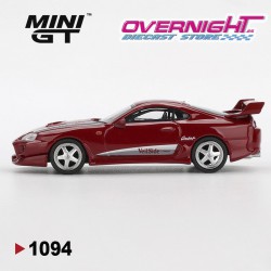 Mini GT Toyota Supra Mk4 (A80) Veilside Combat V-I Red 1994 Escala 1/64 MGT01094-L