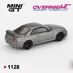 Mini GT Nissan Gtr (R33) Nismo Bcnr33 Crs Dark Metal Gray 1993 Escala 1/64 MGT01128-R